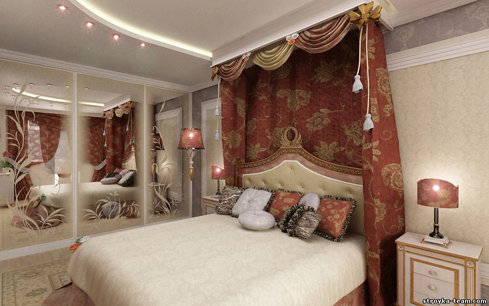Дизайн спальни восточный стиль